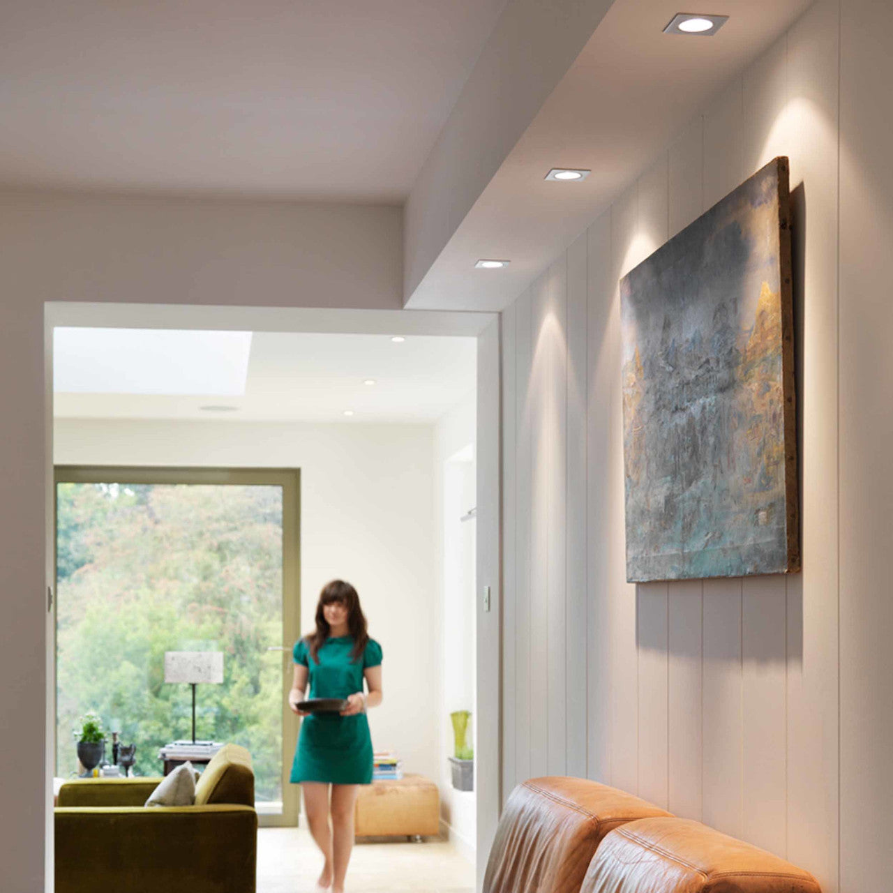 3.5” Square Recessed Downlight Fixture
