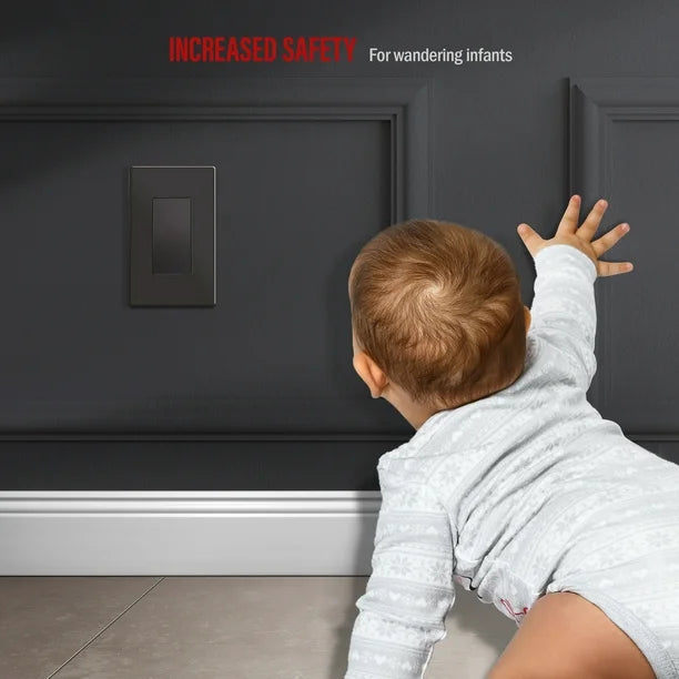 1-Gang Decorator Blank Adapter Insert Dark Bronze Finish