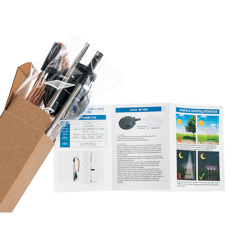 Solar 150LED Fireworks Lamp (Pack of 2pcs)