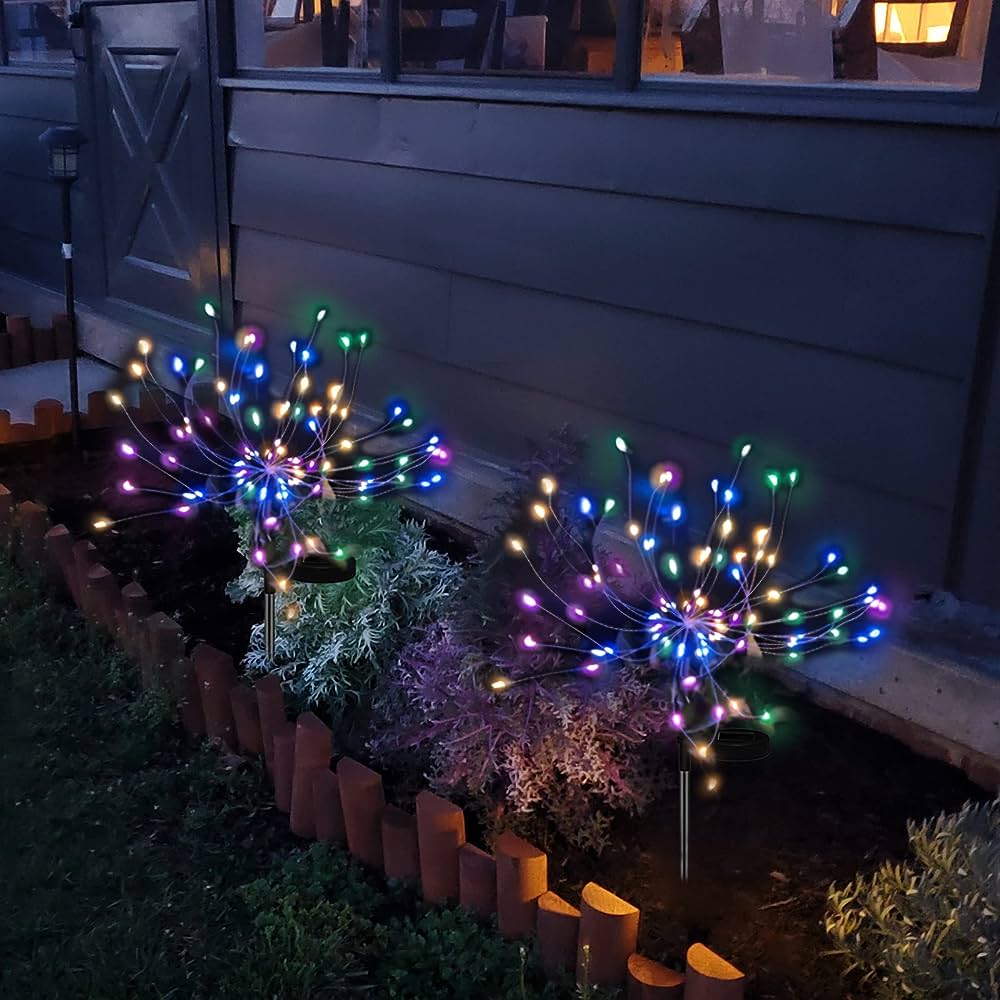 Solar 150LED Fireworks Lamp (Pack of 2pcs)
