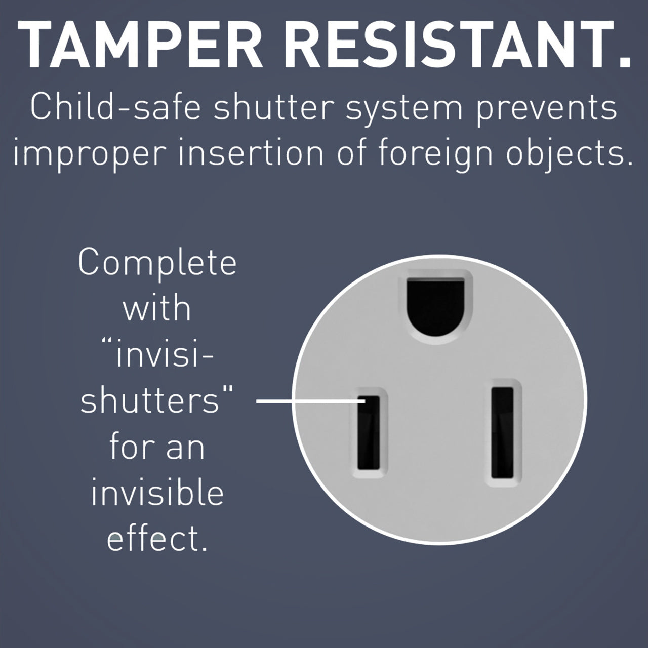 Self-Grounding 15A Tamper-Resistant Decorator Duplex Receptacle Matte Gray Finish