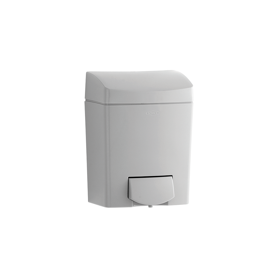 Bobrick Commercial Care Gray Soap Dispenser Surface-Mounted