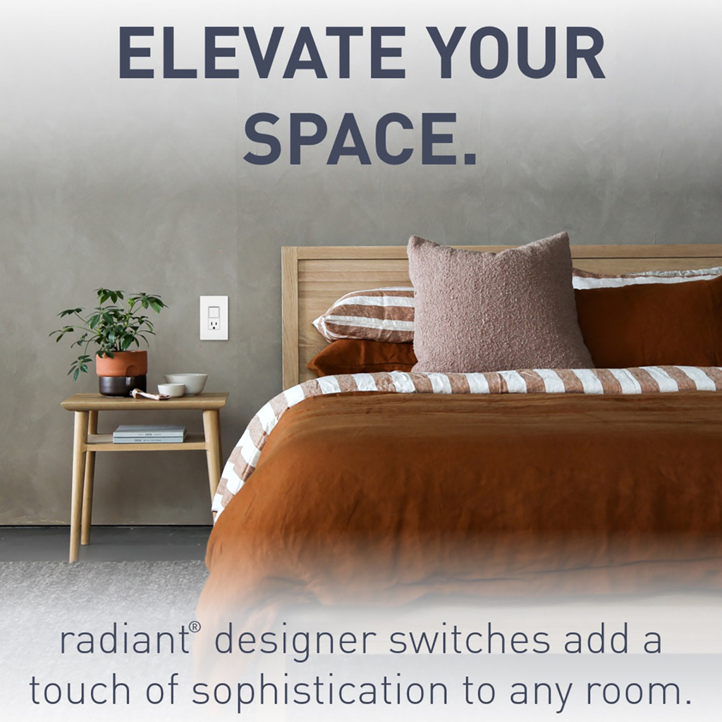 Combination Single Pole/3-Way Switch & 15A Tamper-Resistant Decorator Receptacle Matte White Finish
