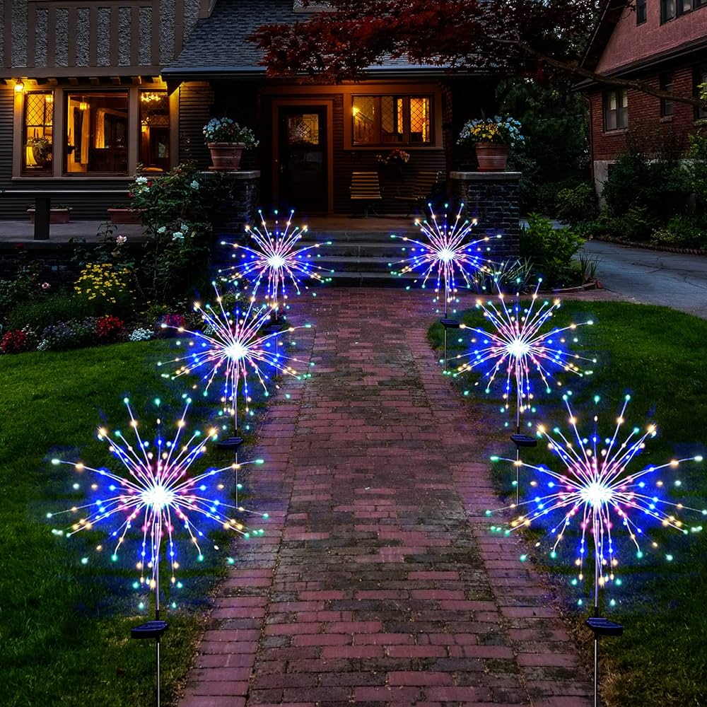 Solar 150LED Fireworks Lamp (Pack of 2pcs)