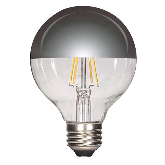 LED G25 4.5W Silver Crown / Dimmable 120 Volt/ E26 Medium Base/ 430 Lumens/ 2700K