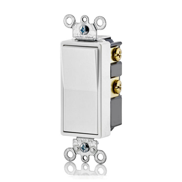 4-Way Decorator Switch Glossy White Finish