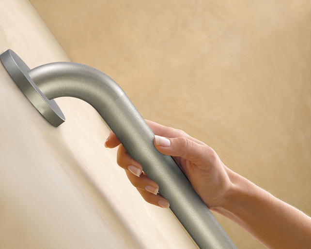 Moen Home Care Peened 42" Concealed Screw Grab Bar #LR8942P