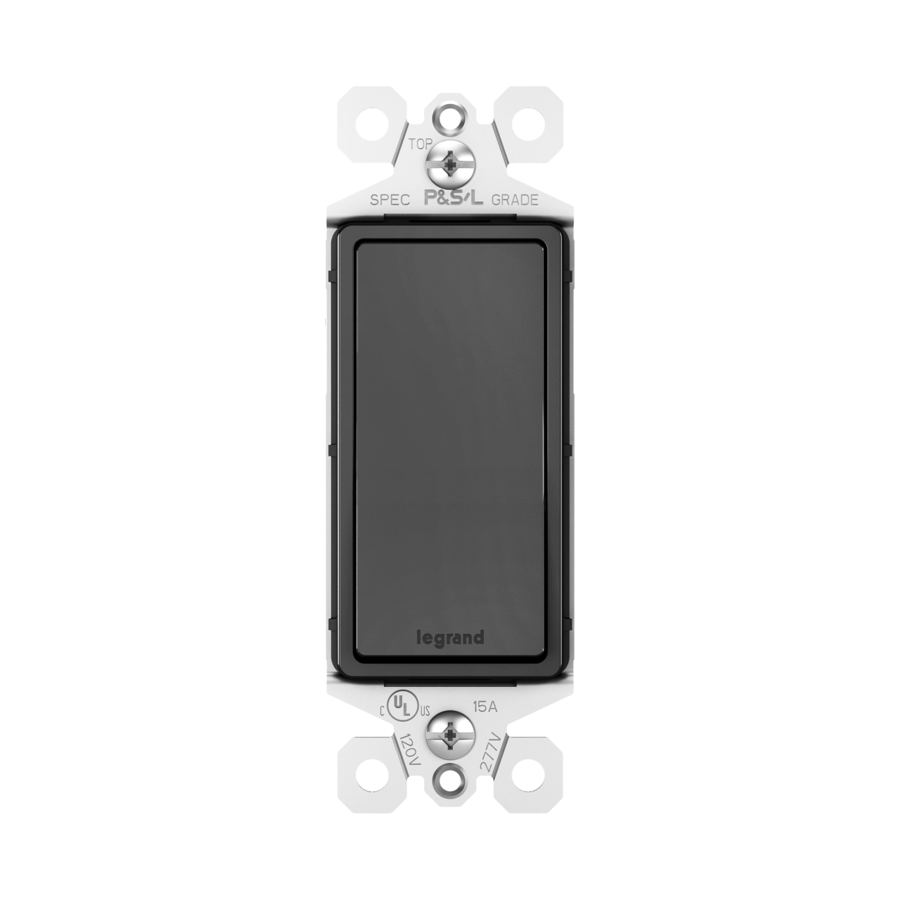 3-Way Decorator Switch Matte Black Finish