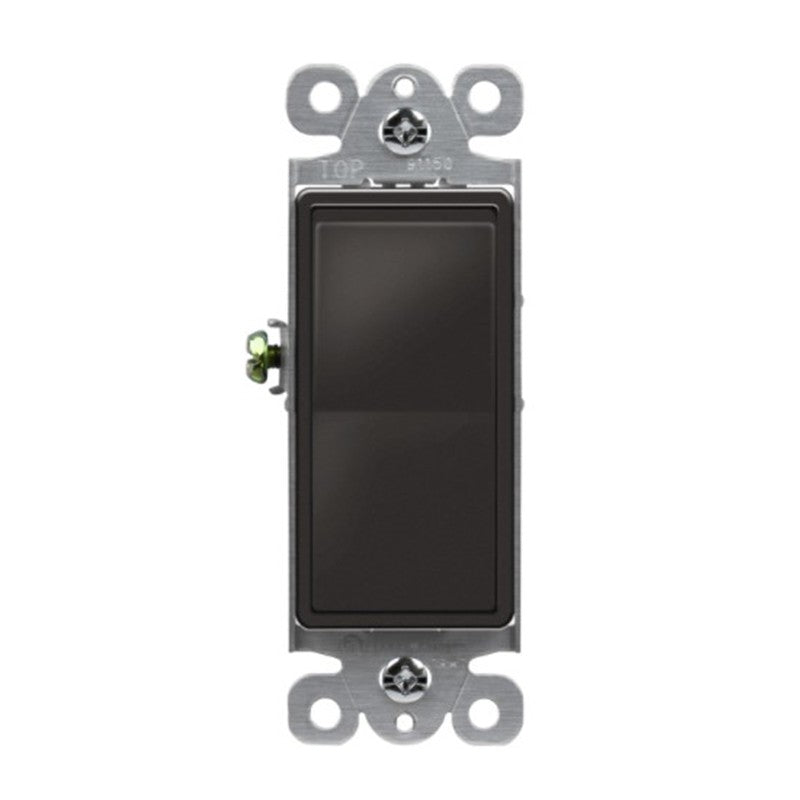 Single Pole Decorator Switch Dark Bronze Finish