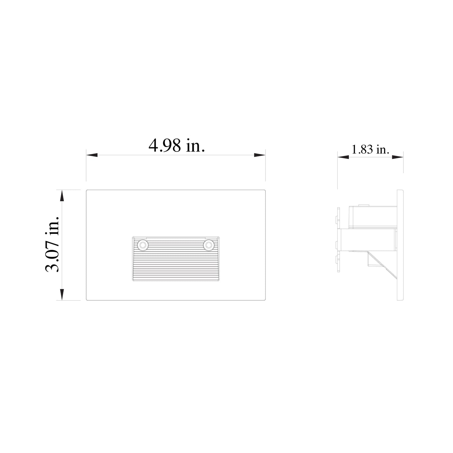 Step Light Series / Outdoor Aluminum 5W 3CCT Led Step Light