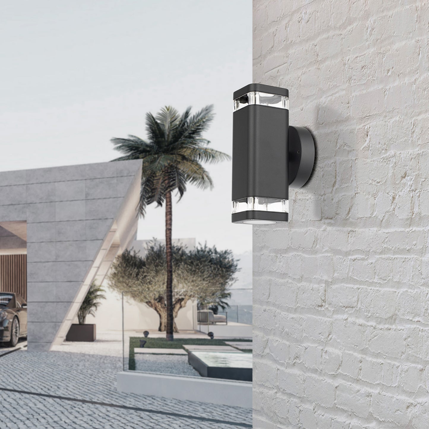 Dorado 2 Series / Outdoor Wall Mounted 2 - Up and Down Aluminum Light