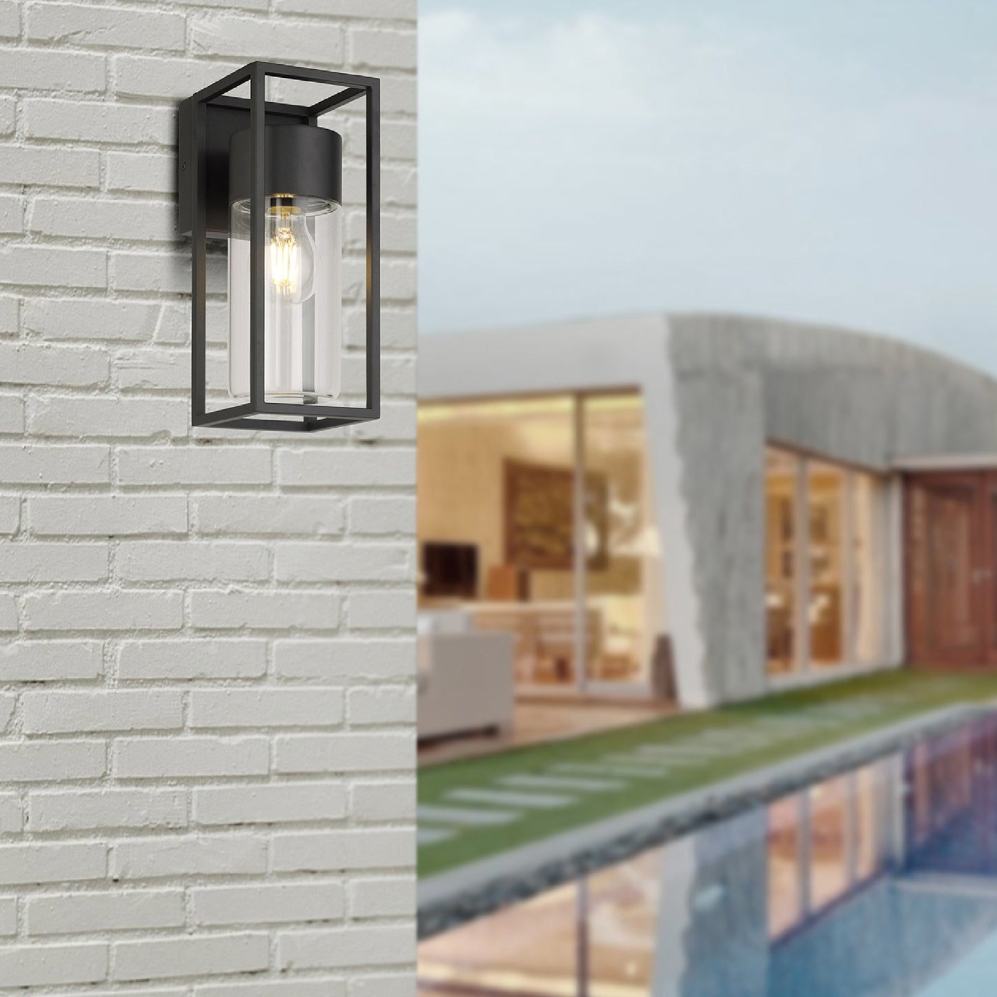 Lajas Series / Outdoor Wall Mounted 1 - Down Aluminum Light