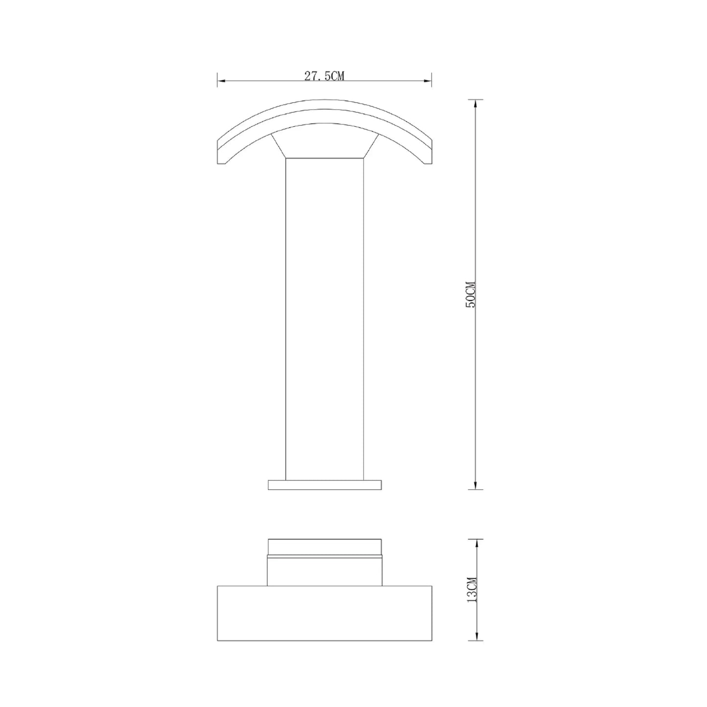 Ceiba Series / Outdoor Floor Mounted Bollard and Pathway 8.8w Aluminum Light