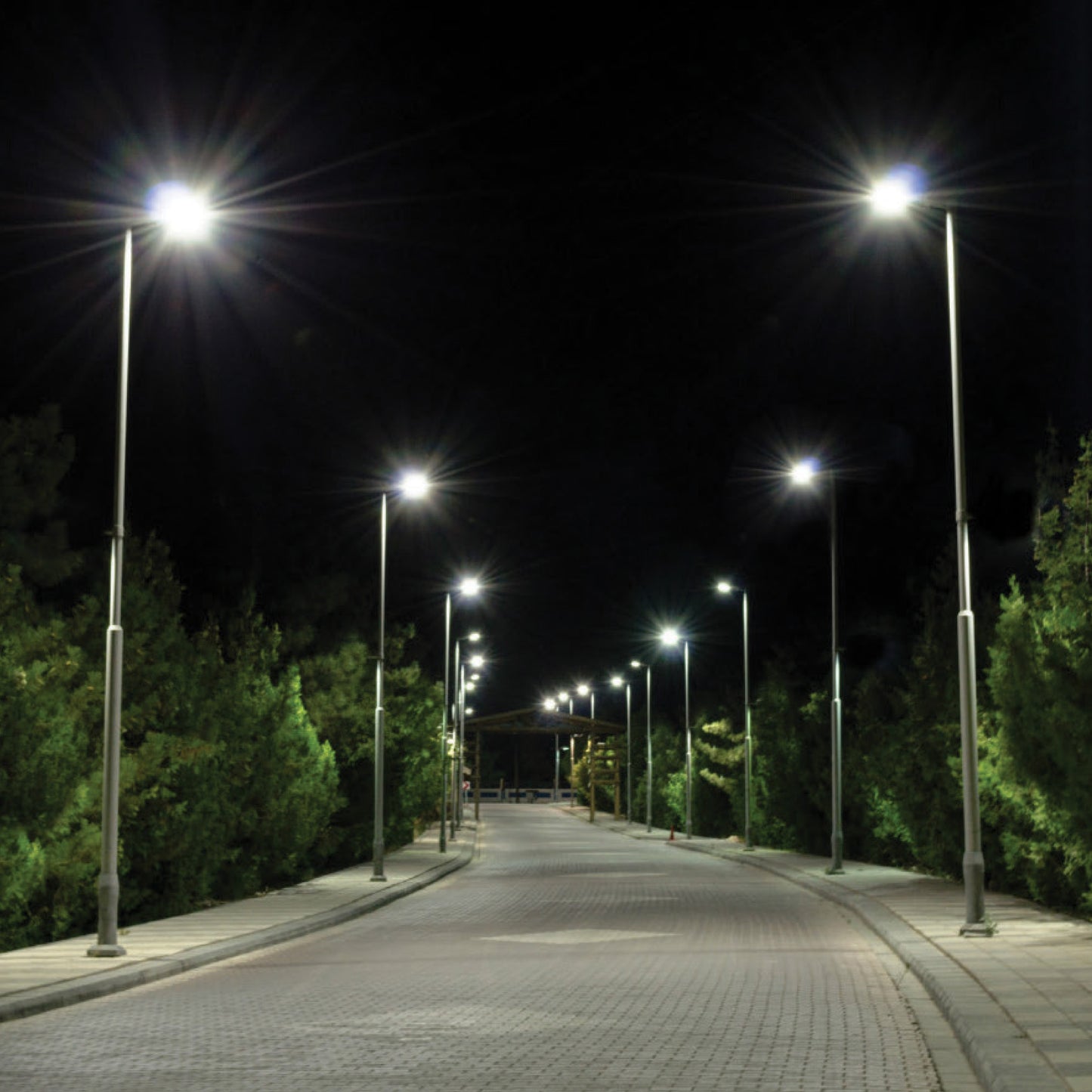 15W Led Solar Wall Radar Motion Sensor Street Light 6000K With Arm