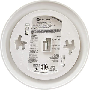SMOKE ALARM AC POWERED WITH BATTERY BACK-UP #9120B