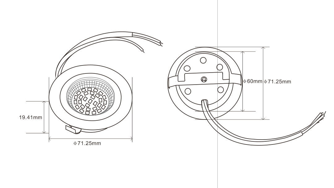 Under Cabinet Light Series / 4W Under Cabinet Dimmable Led Light