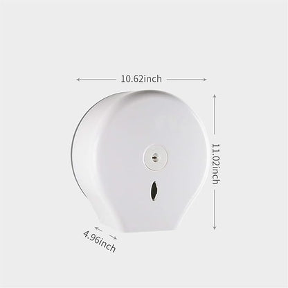 Commercial Care White Jumbo Roll Toilet Tissue Dispenser