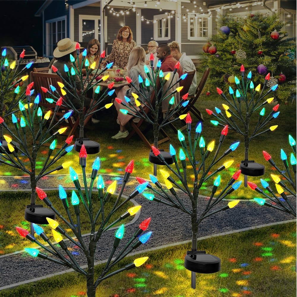 Solar 20-Head Strawberry Tree Light (1 pc)