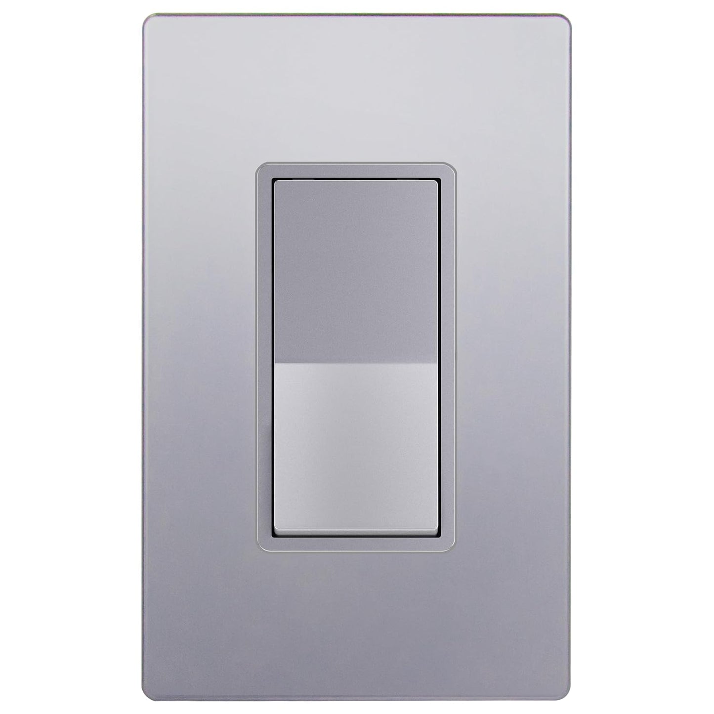 Single Pole Decora Switch Silver Finish