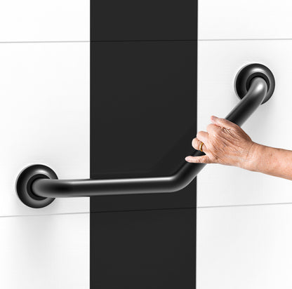 Home Care Matte Black Angle Grab Bar