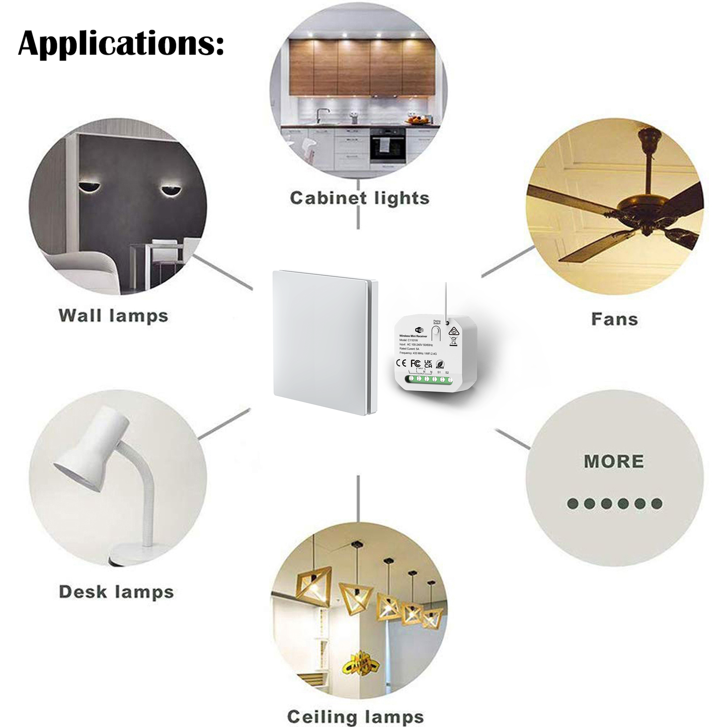 SWITCH CONTROL 5A/1000W ON/OFF