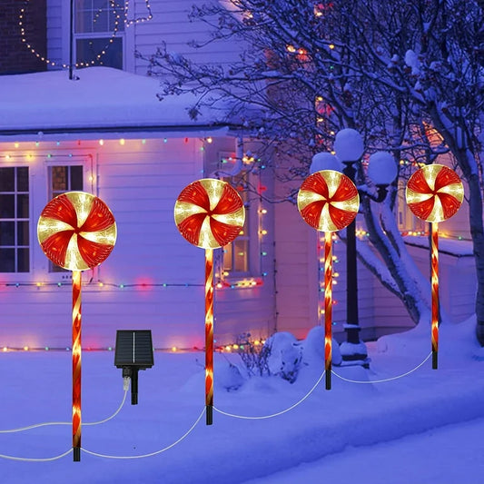 Solar 65 Light One-to-Five Lollipop Lights ( 5 Pcs)