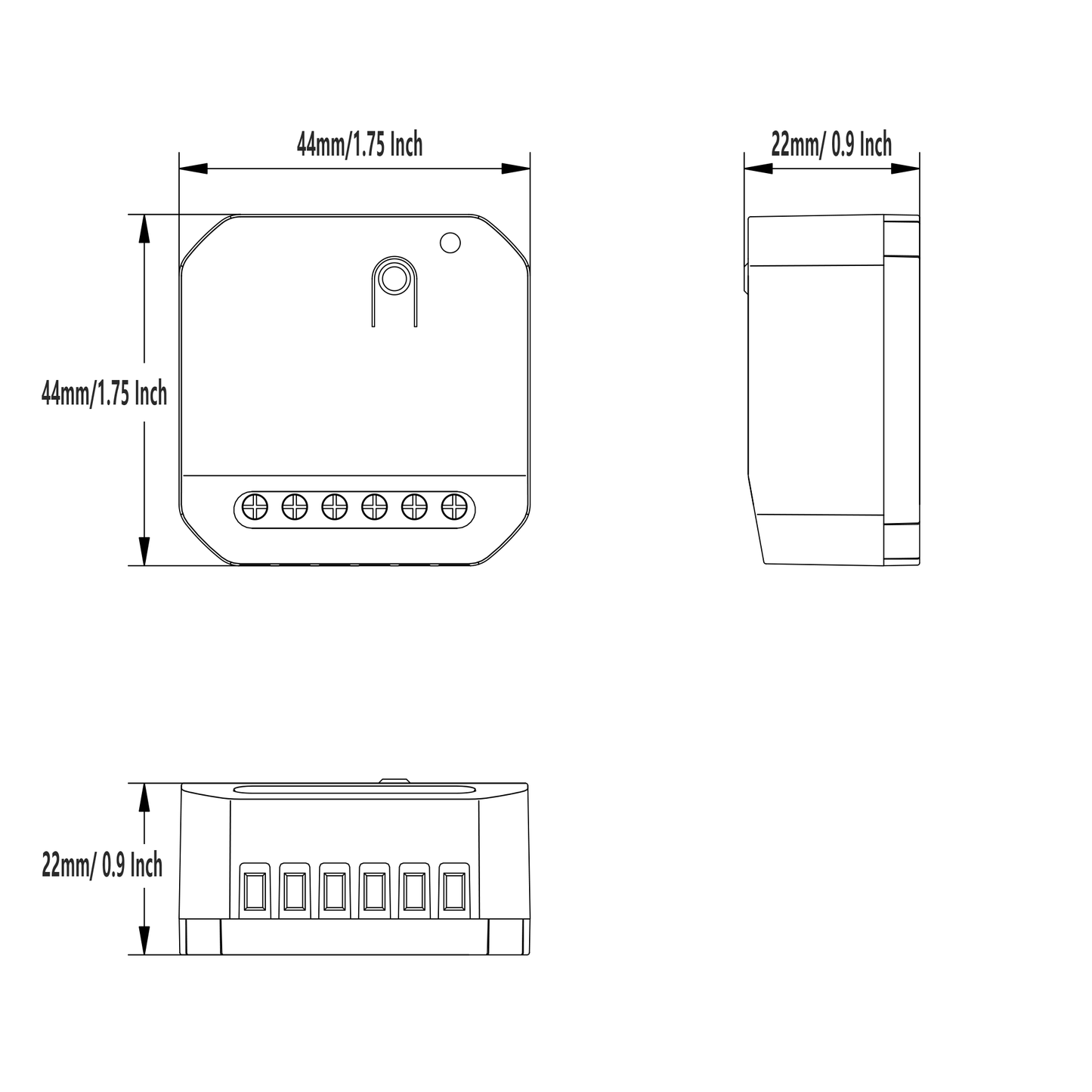 SWITCH CONTROL 100W ON/OFF DIM