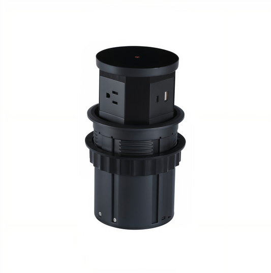Tabletop Pop-Up Power Socket Splicing