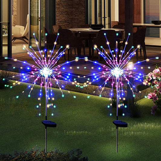 Solar 150LED Fireworks Lamp (Pack of 2pcs)