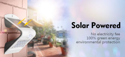 1.5W Led Solar Wall Motion Sensor 4000K Front Light 3000K Back Light