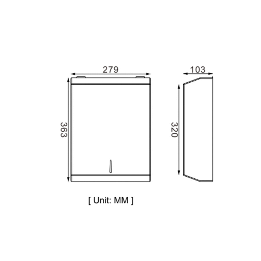 Commercial Care Paper Dispenser BN