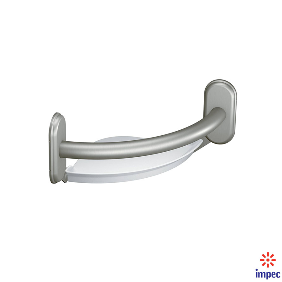 Moen Home Care Grab Bar with Corner Shelf #LR2354DBN