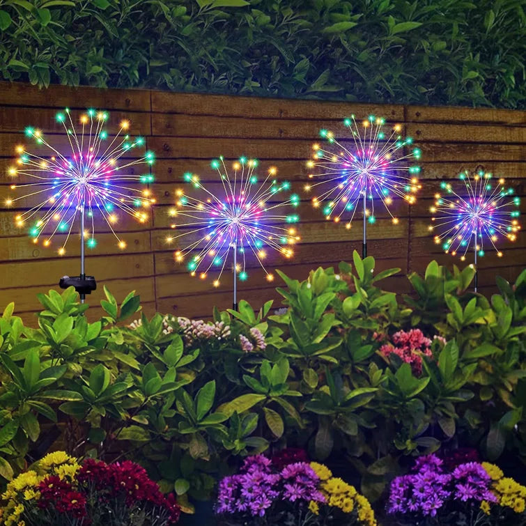 Solar 150LED Fireworks Lamp (Pack of 2pcs)