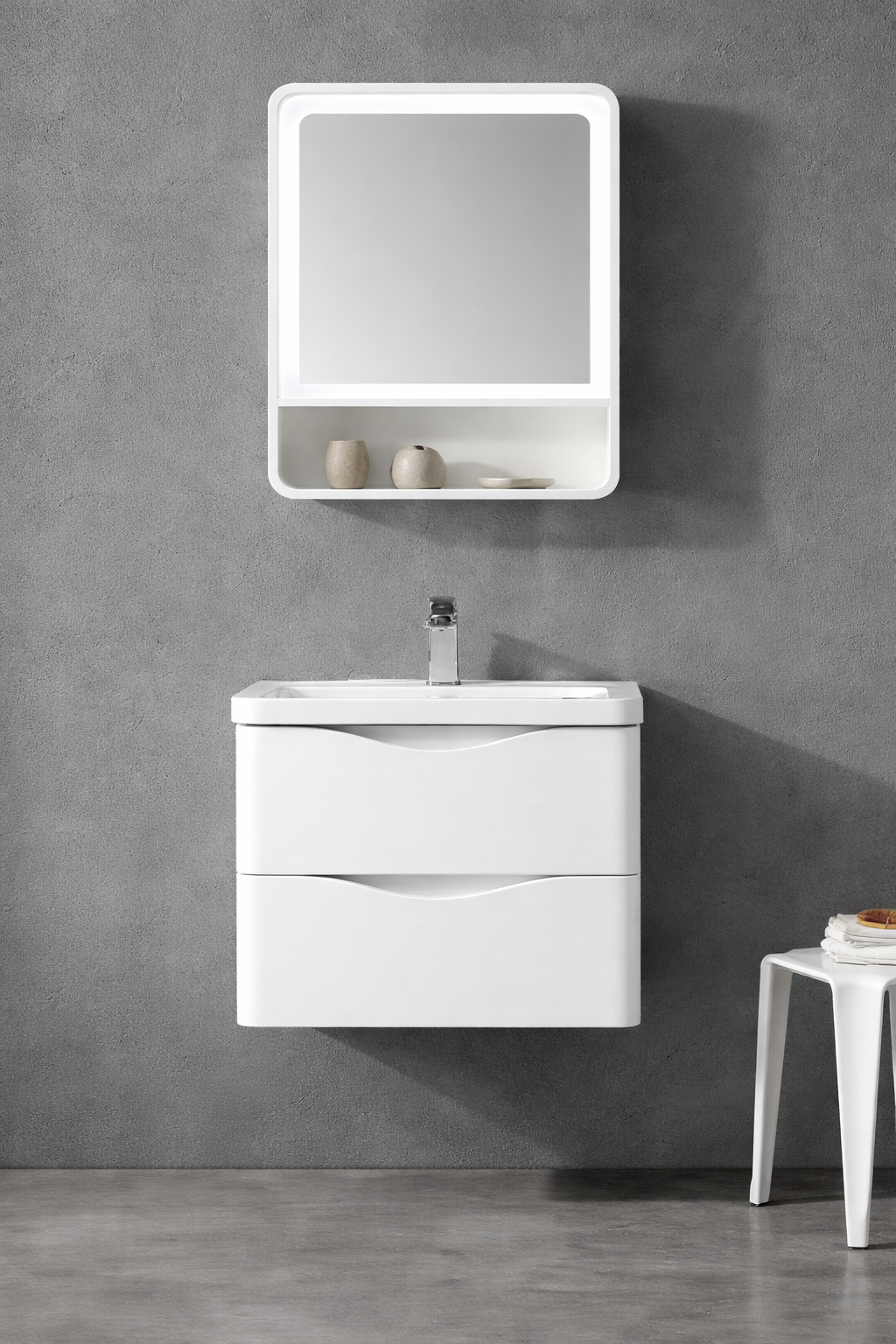 Vanity EKO PVC White 24" / PVW - 45