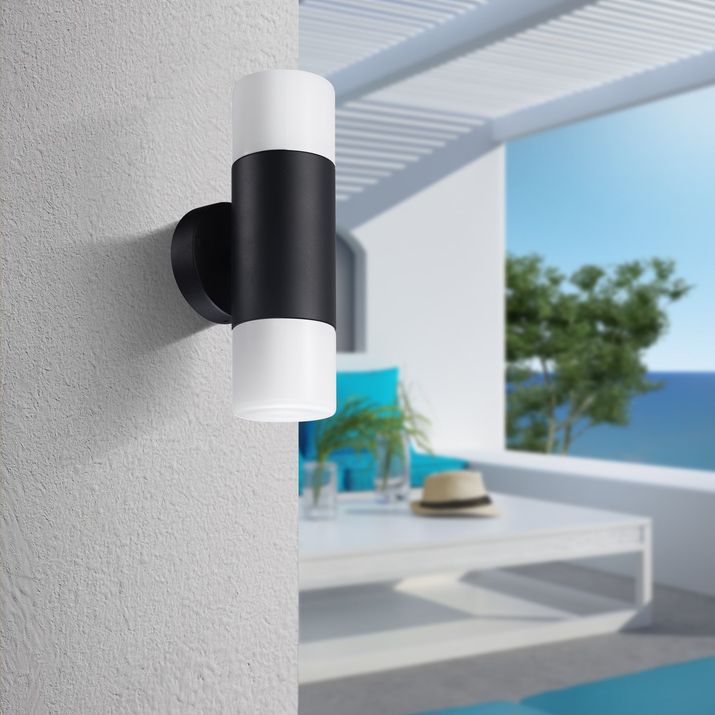 Palo Seco 2 Series / Outdoor Wall Mounted 2 - Up and Down Aluminum Light