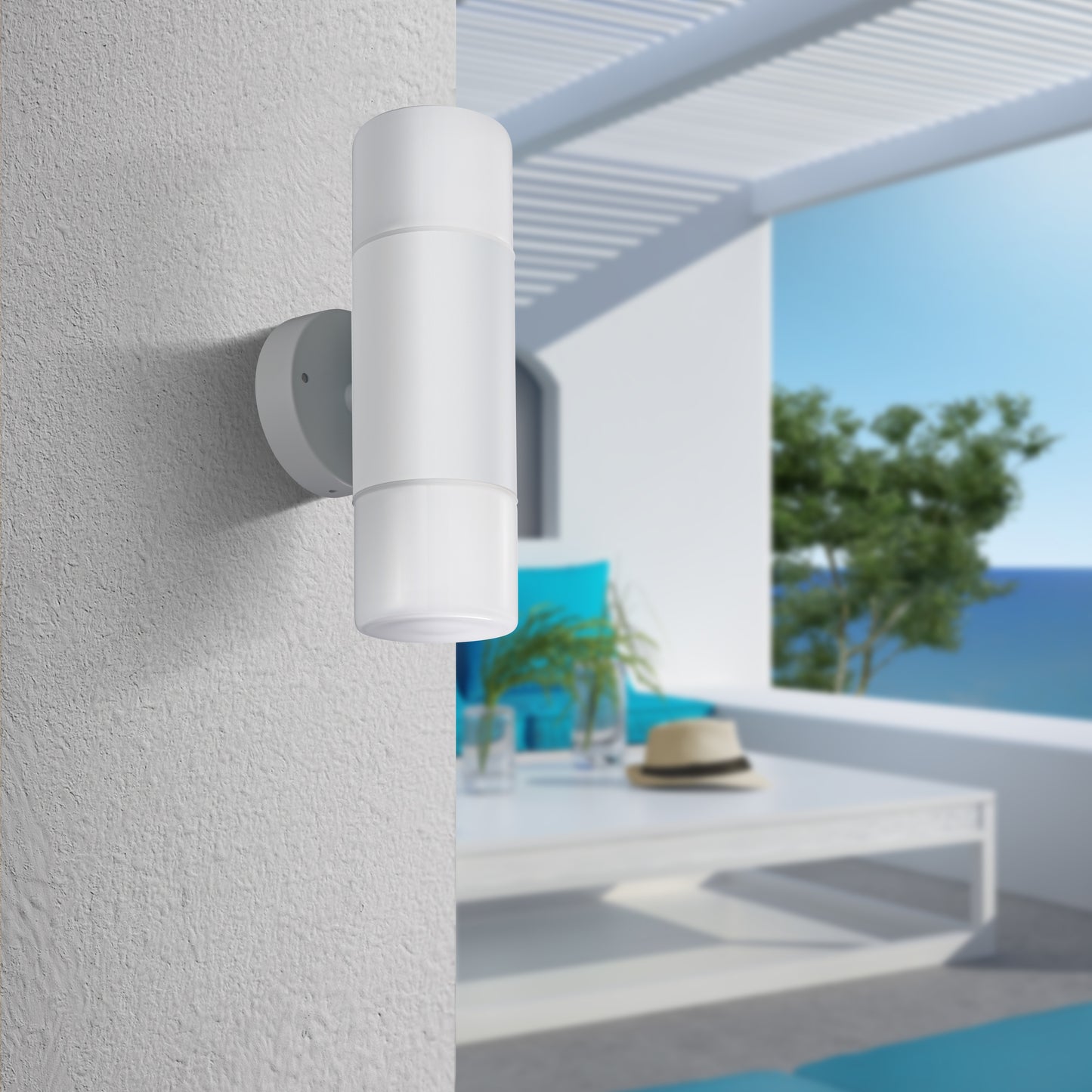 Palo Seco 2 Series / Outdoor Wall Mounted 2 - Up and Down Aluminum Light