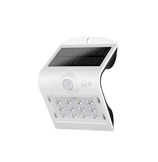 1.5W Led Solar Wall Motion Sensor 4000K Front Light 3000K Back Light