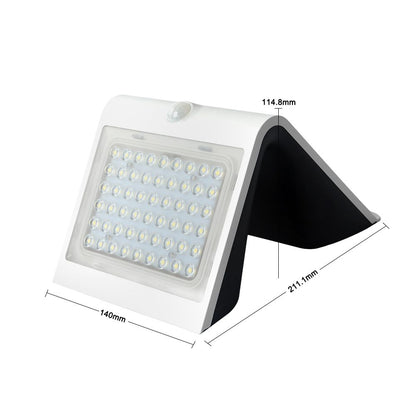 4W Led Solar Wall Motion Sensor 4000K Front Light 3000K Back Light