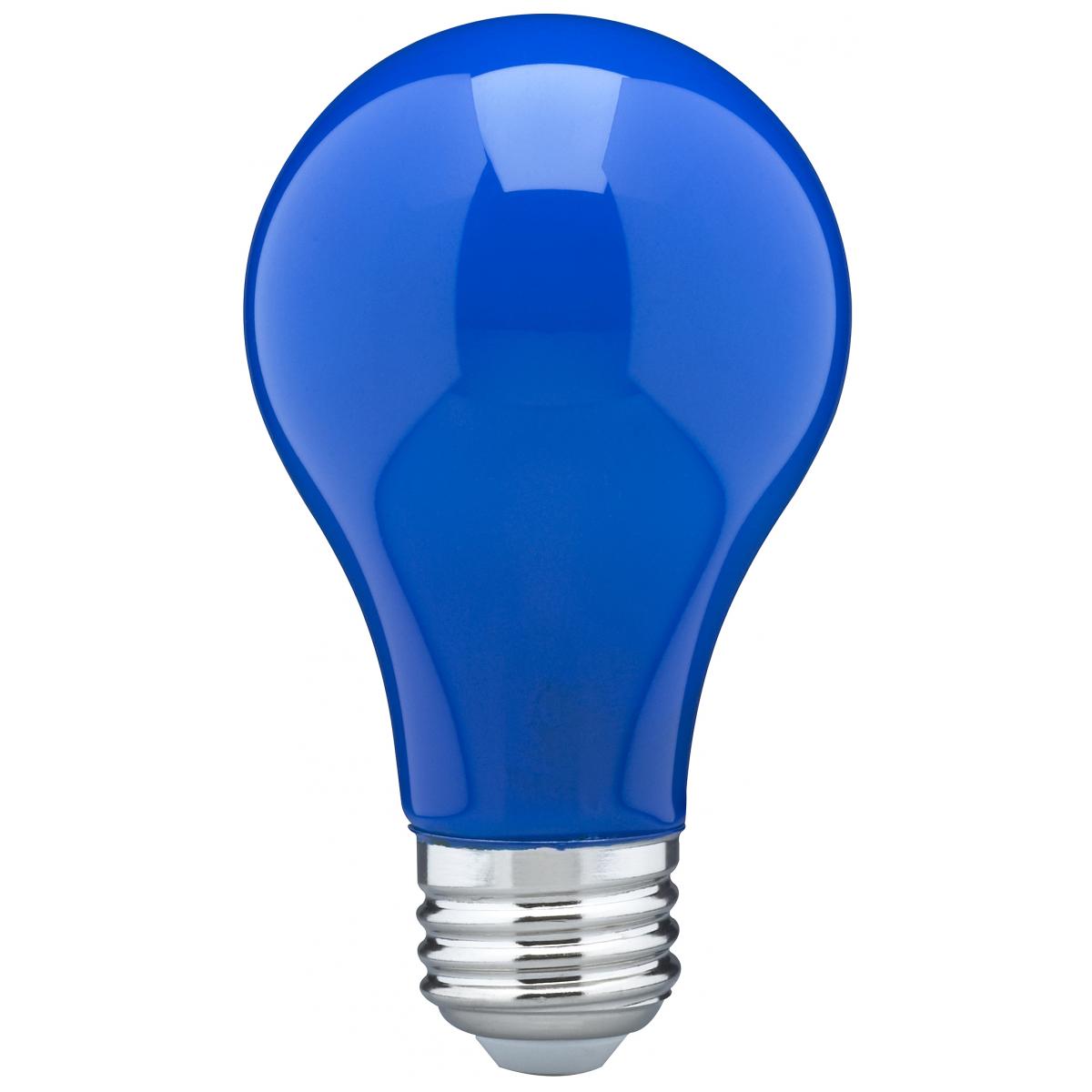 LED A19 8W Ceramic / Dimmable 120 Volt/ E26 Medium Base/ Orange-Yellow-Red-Green-Blue