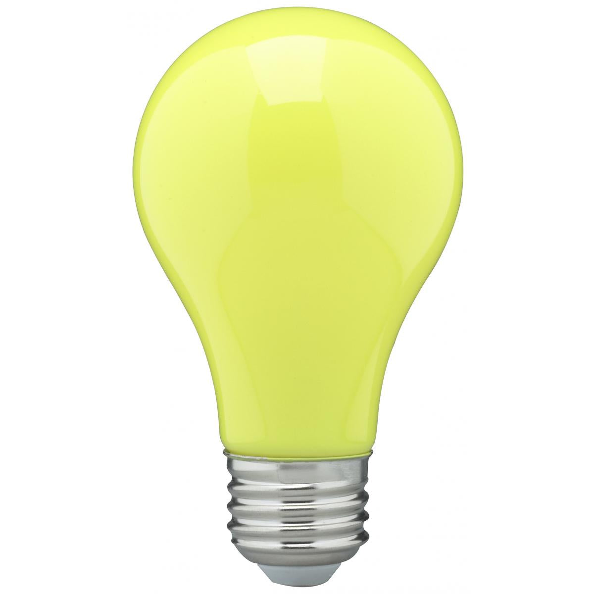LED A19 8W Ceramic / Dimmable 120 Volt/ E26 Medium Base/ Orange-Yellow-Red-Green-Blue