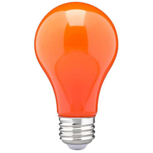LED A19 8W Ceramic / Dimmable 120 Volt/ E26 Medium Base/ Orange-Yellow-Red-Green-Blue