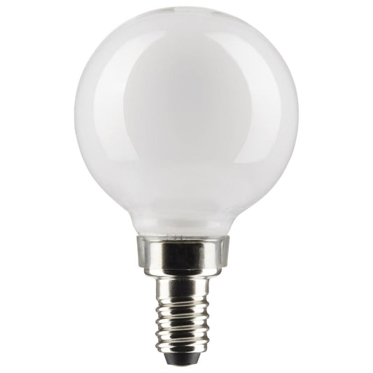 LED G16.5 5.5W Frost/ Dimmable 120 Volt/ E12 Medium Base/ 500 Lumens