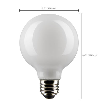 LED G25 6W Frost/ Dimmable 120 Volt/ E26 Medium Base/ 500 Lumens