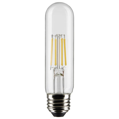 LED T10 5.5W Clear/ Dimmable 120 Volt/ E26 Medium base/ 450 Lumens