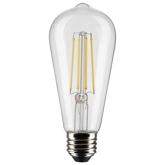 LED ST19 8W Clear/ Dimmable 120 Volt/ E26 Medium base/ 800 Lumens