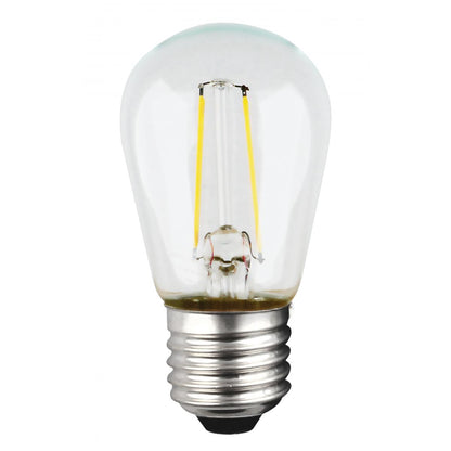 LED S14 1W Clear/ Non- Dimmable 120 Volt/ E26 Medium base/ 100 Lumens/ 2700K
