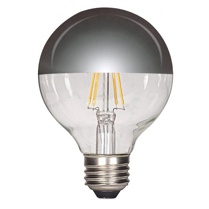 LED G25 4.5W Silver Crown / Dimmable 120 Volt/ E26 Medium Base/ 430 Lumens/ 2700K