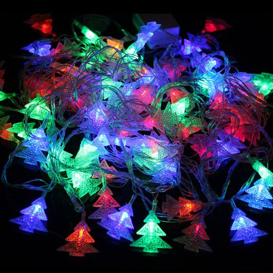 Solar String Light 20LED Christmas Tree RGB 17ft