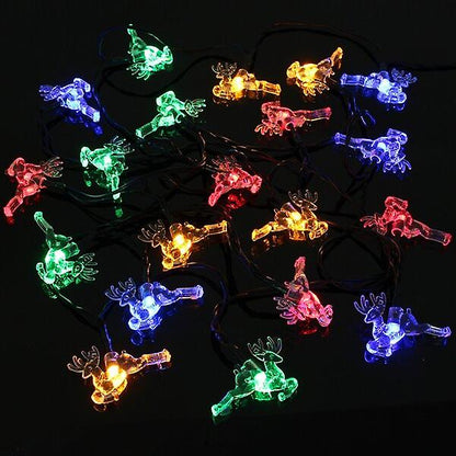 Solar String Light 20LED Fawn RGB 17ft