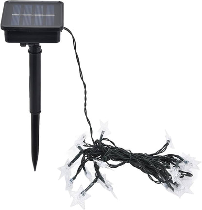 Solar String Light 20LED Pentagram RGB 17ft